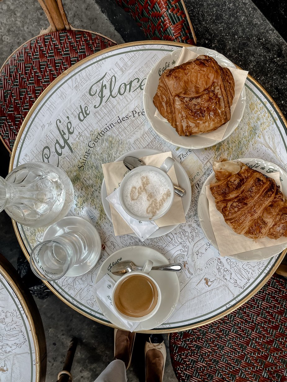 menu quán cà phê cafe de flore bạn nên ghé qua khi đến Olympic Paris 2024